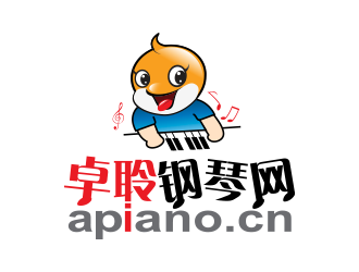 黃安悅的卓聆鋼琴網（apiano.cn）logo設計