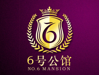 6號(hào)公館瑜伽健身俱樂部logo設(shè)計(jì)