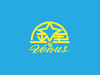 周耀輝的中文名稱：金星----英文名稱：Venuslogo設(shè)計(jì)