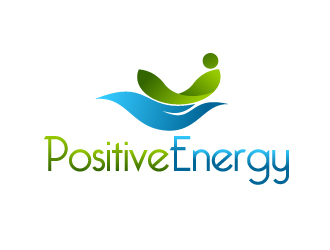 曉熹的positive energy massage （正能量按摩）logo設(shè)計(jì)