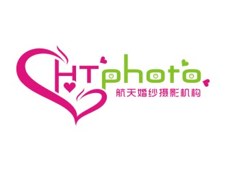 李泉輝的航天婚紗攝影機構(gòu)/HTphotologo設(shè)計