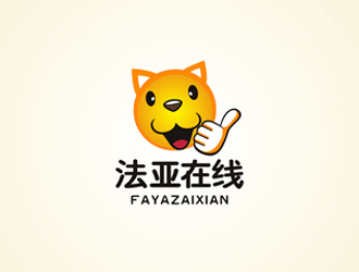 鄭國(guó)麟的法亞在線 學(xué)?？ㄍ╨ogo設(shè)計(jì)logo設(shè)計(jì)