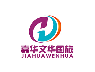 盛銘的青島嘉華文華國際旅行社有限公司logo設(shè)計