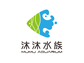 勇炎的店名是沐沐水族logo設(shè)計(jì)