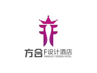 黃安悅的方合F設(shè)計(jì)酒店logo設(shè)計(jì)