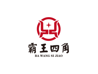 孫金澤的霸王四角白酒logologo設(shè)計