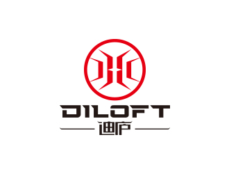 迪廬；DILOFT 對稱標(biāo)志logo設(shè)計