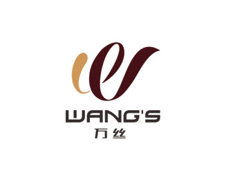 郭慶忠的WANG'S 萬(wàn)絲婚紗禮服定制工作室logologo設(shè)計(jì)