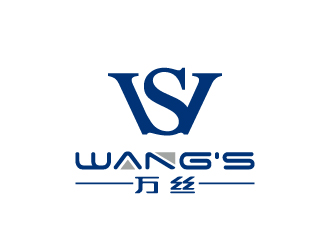 陳智江的WANG'S 萬(wàn)絲婚紗禮服定制工作室logologo設(shè)計(jì)