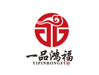 葉美寶的一品鴻福白酒logo設計