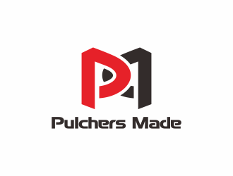 何嘉健的Pulchers Made英文線條日用品品牌logologo設(shè)計(jì)