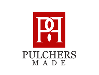 潘樂(lè)的Pulchers Made英文線條日用品品牌logologo設(shè)計(jì)