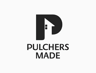 鐘華的Pulchers Made英文線條日用品品牌logologo設(shè)計(jì)