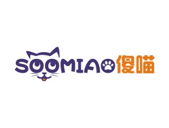 SOOMIAO 傻喵兒童標(biāo)志設(shè)計logo設(shè)計