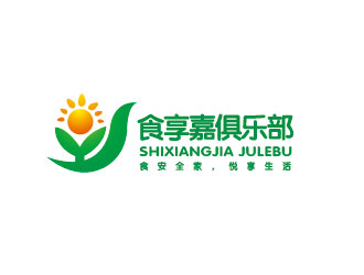 李賀的食享嘉俱樂部logo設計