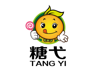 安冬的糖弋液態(tài)糖漿卡通人物logo設計