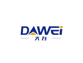 朱紅娟的DaWei字母LOGO設(shè)計(jì)，酷炫簡潔，有力量感l(wèi)ogo設(shè)計(jì)