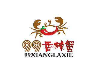 秦曉東的99香辣蟹logo設(shè)計(jì)