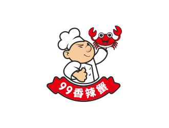 99香辣蟹logo設(shè)計