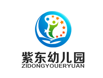 余亮亮的桃源縣紫東幼兒園logo設計