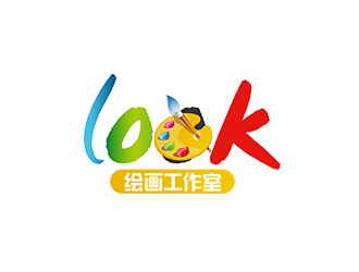 秦曉東的look繪畫工作室logo設(shè)計(jì)