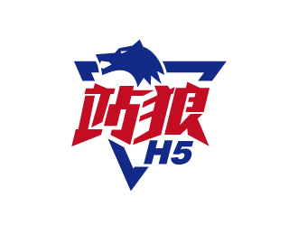 張俊的站狼H5logo設(shè)計