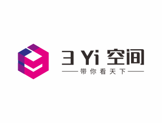 何嘉健的3 Yi 空間logo設計