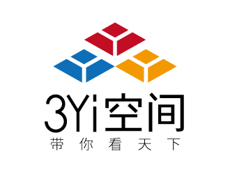 張俊的3 Yi 空間logo設計