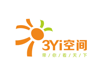 鄭錦尚的3 Yi 空間logo設計