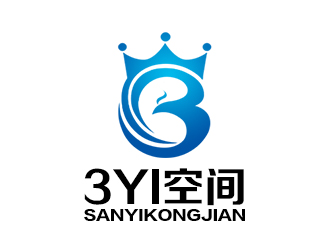 余亮亮的3 Yi 空間logo設計