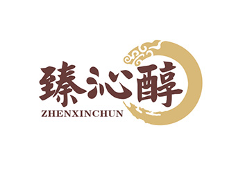 吳曉偉的臻沁醇白酒商標(biāo)設(shè)計(jì)logo設(shè)計(jì)