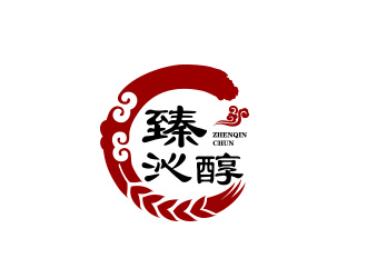 陳川的臻沁醇白酒商標(biāo)設(shè)計(jì)logo設(shè)計(jì)