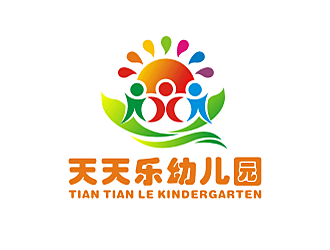 勞志飛的天天樂幼兒園logo設(shè)計