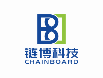 林思源的鏈博科技公司logologo設(shè)計