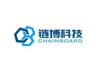 陳國偉的鏈博科技公司logologo設(shè)計