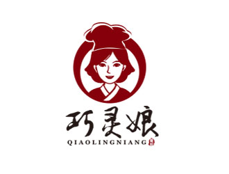 朱紅娟的巧靈娘（非卡通設(shè)計）logo設(shè)計