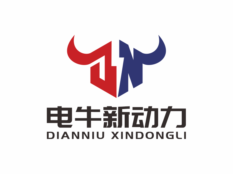 何嘉健的電牛新動力logo設計