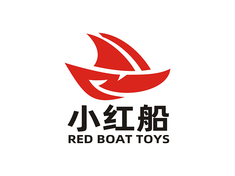 周都響的小紅船 RED BOAT TOYSlogo設(shè)計