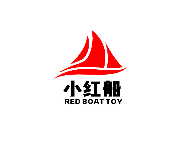 李杰的小紅船 RED BOAT TOYSlogo設(shè)計