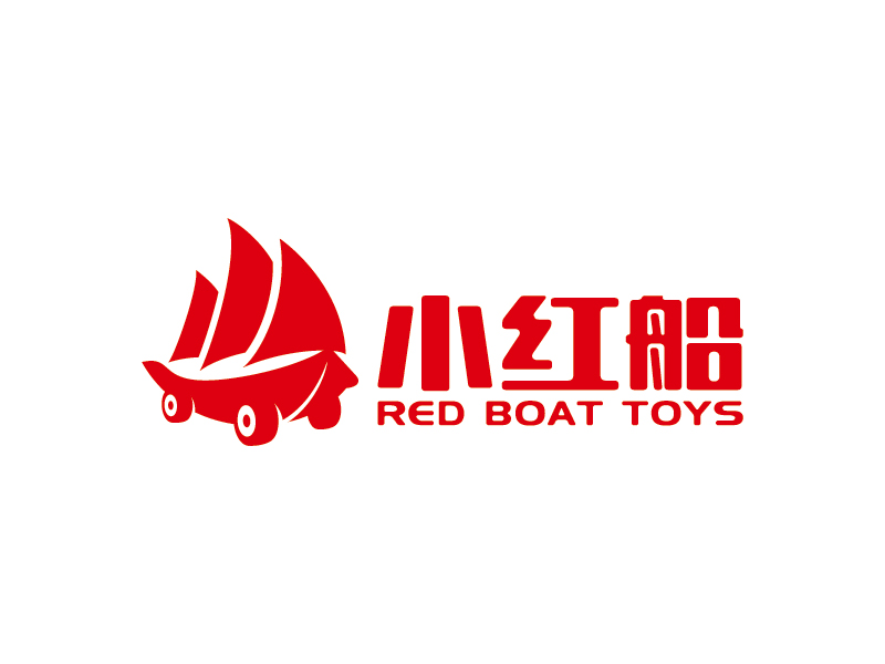 王濤的小紅船 RED BOAT TOYSlogo設(shè)計