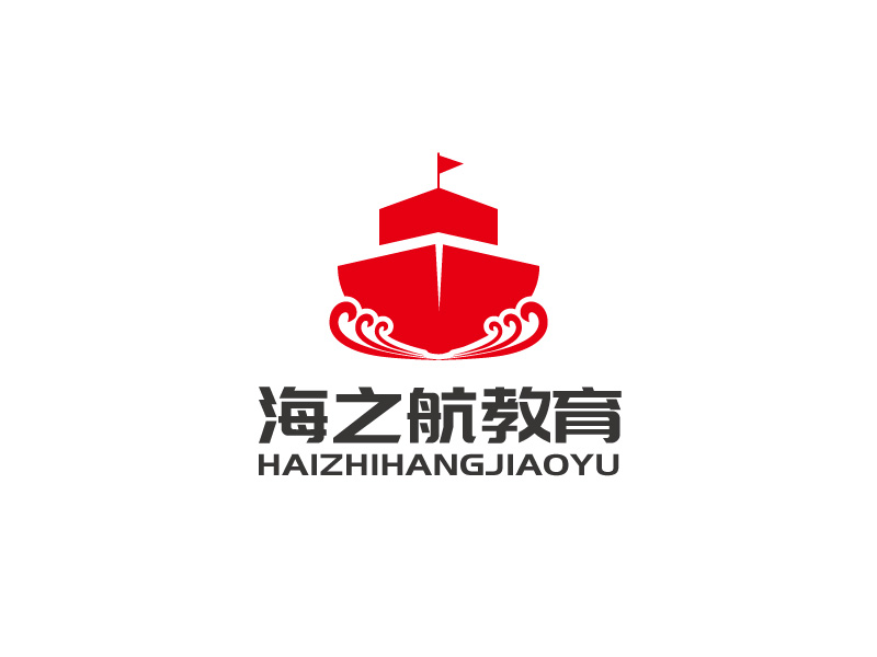 張俊的海之航教育logo設計