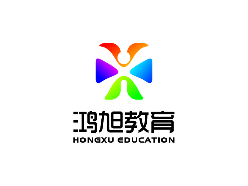 何嘉健的青島鴻旭教育交流有限公司logo設計