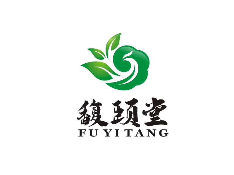 梁宗龍的馥頤堂茶葉logo設計