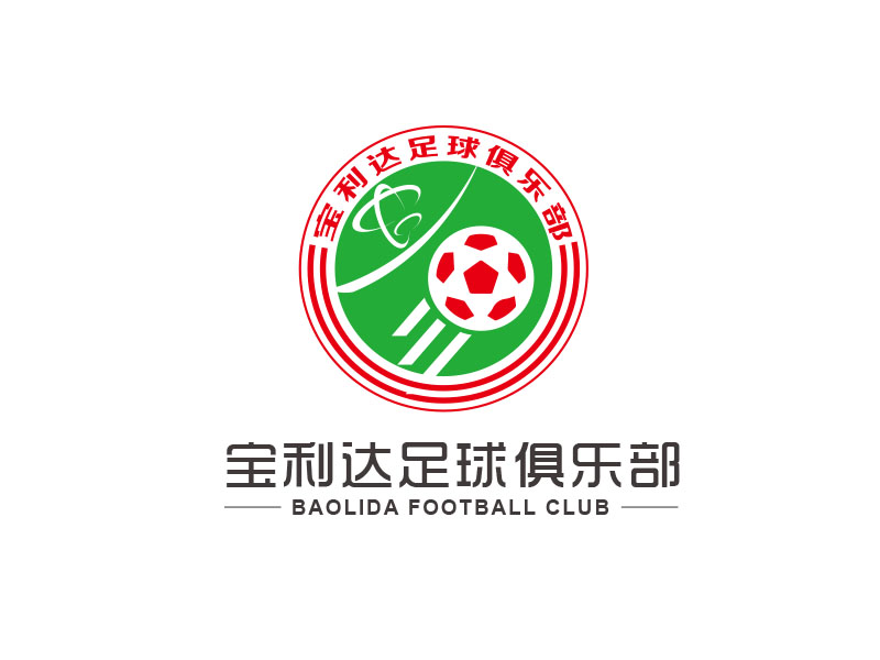 朱紅娟的寶利達足球俱樂部logo設(shè)計