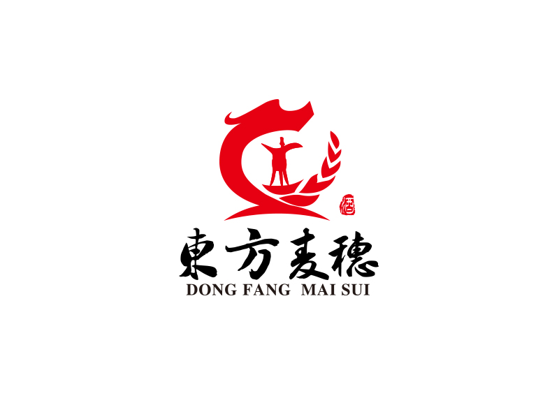 宋從堯的白酒品牌，東方麥穗logo設(shè)計