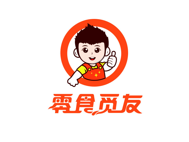 朱紅娟的零食覓友logo設(shè)計