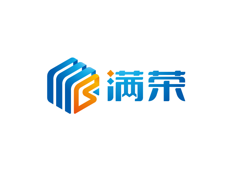 張俊的滿榮公司LOGO形象升級設(shè)計(jì)logo設(shè)計(jì)