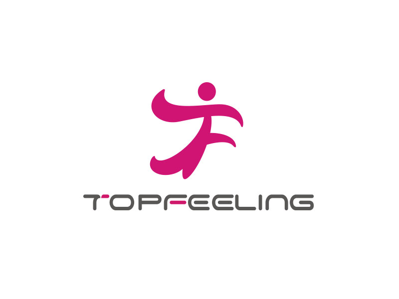 朱紅娟的TOPFEELINGlogo設(shè)計