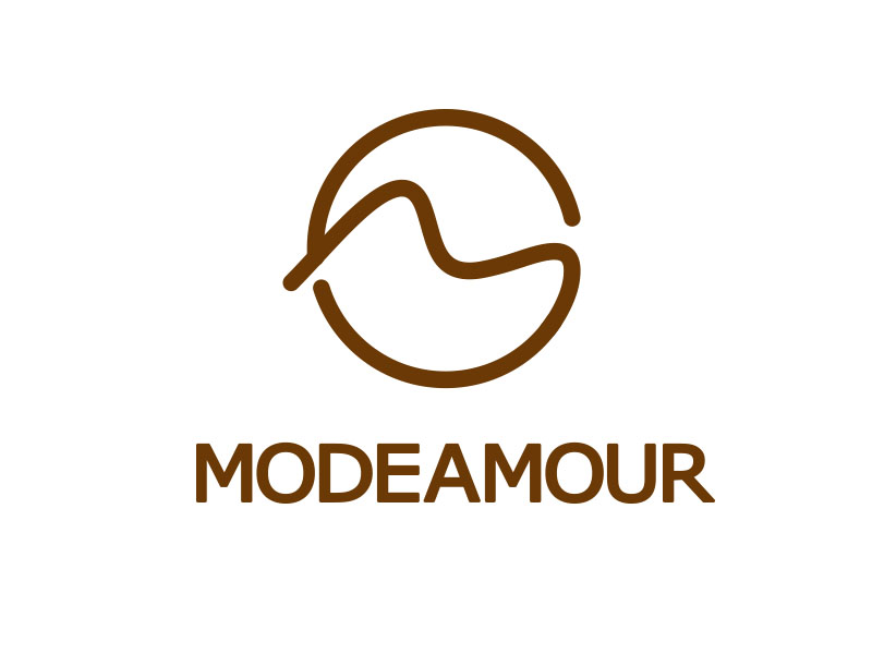 朱紅娟的MODEAMOURlogo設(shè)計