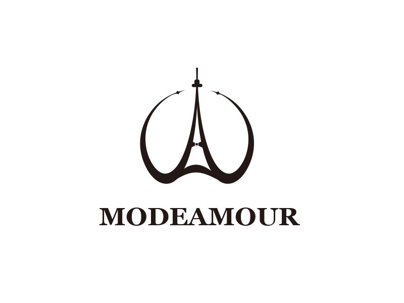 朱紅娟的MODEAMOURlogo設(shè)計